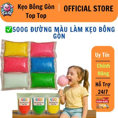 Đường Màu Làm Kẹo Bông Gòn