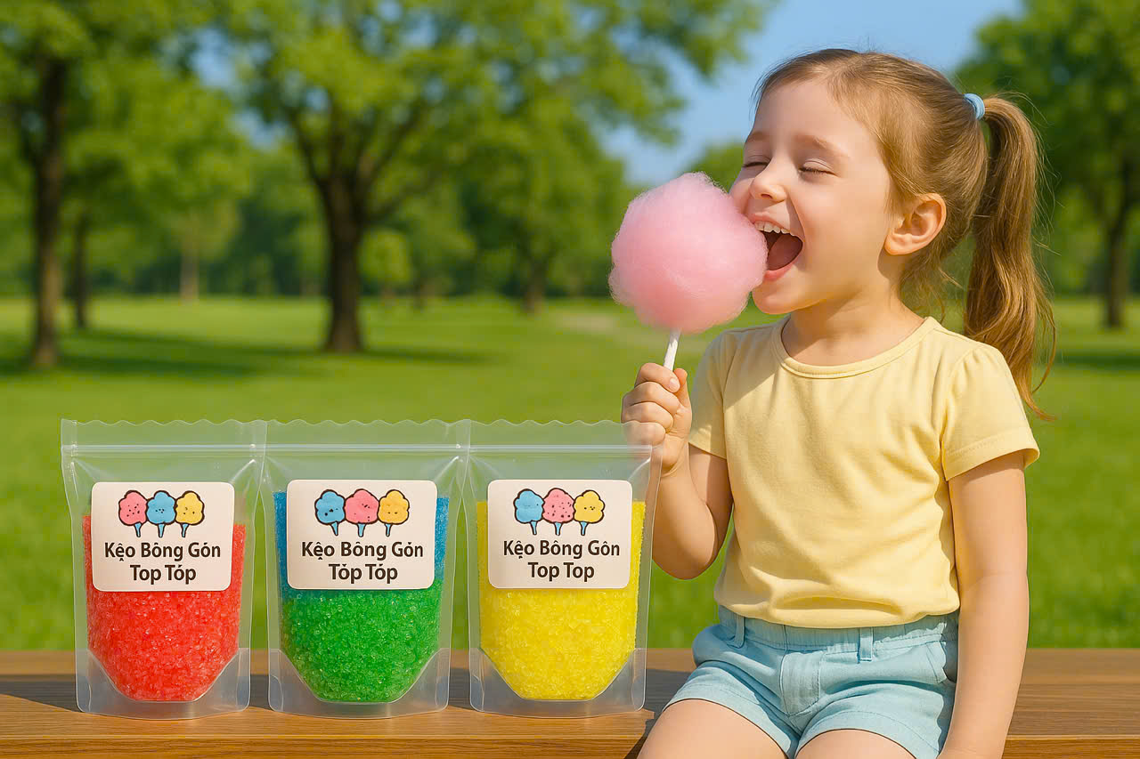 Đường Màu Làm Kẹo Bông Gòn – Bí Quyết Cho Những Chiếc Kẹo Rực Rỡ & Hấp Dẫn