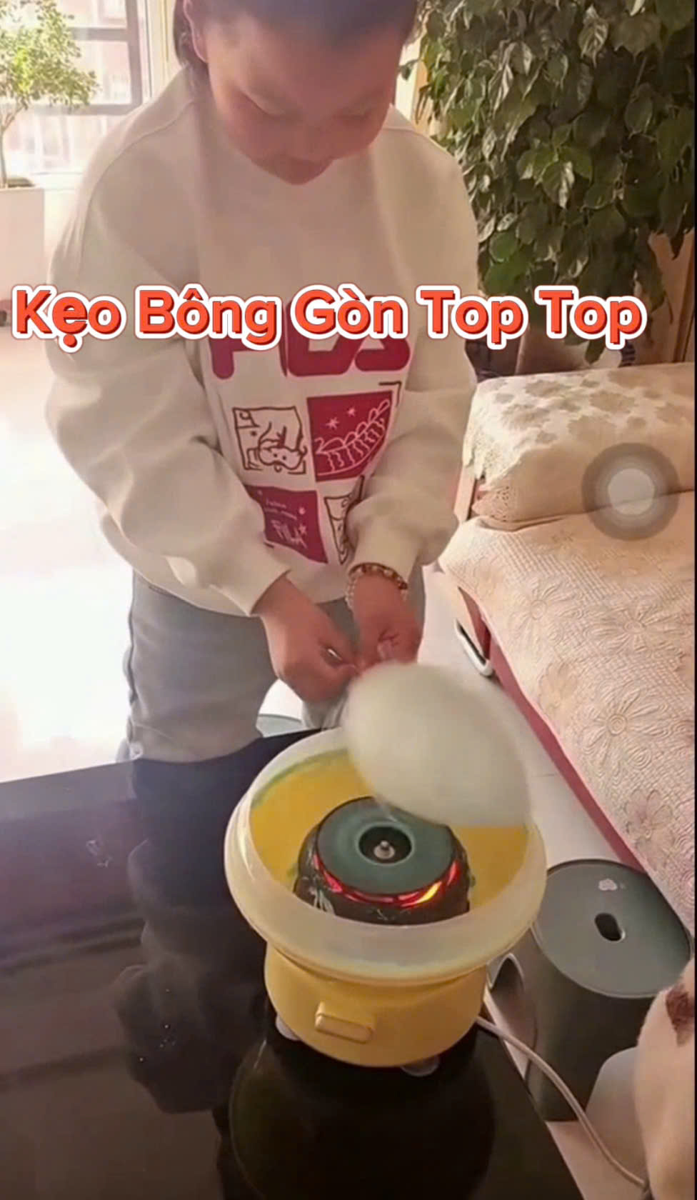 Hướng dẫn cách làm kẹo bông gòn đơn giản tại nhà