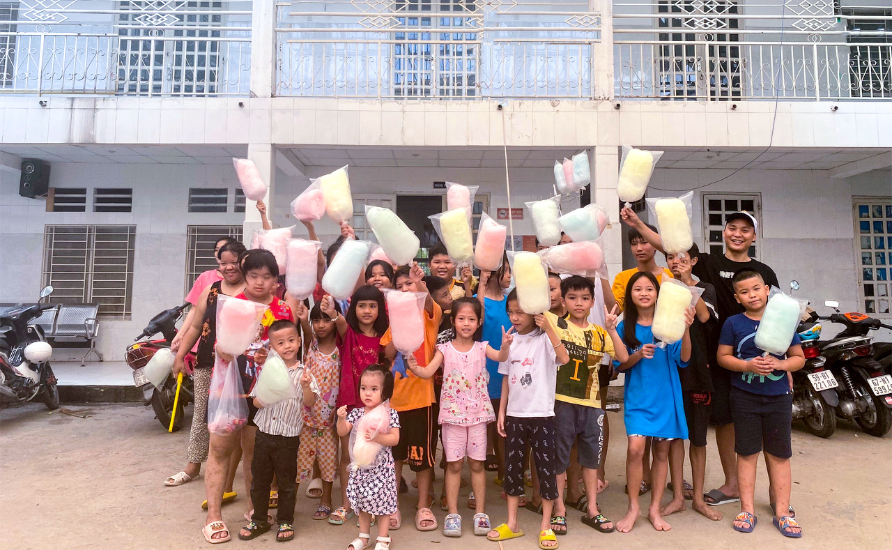 Dịch vụ làm kẹo bông gòn khu vực hồ chí minh.